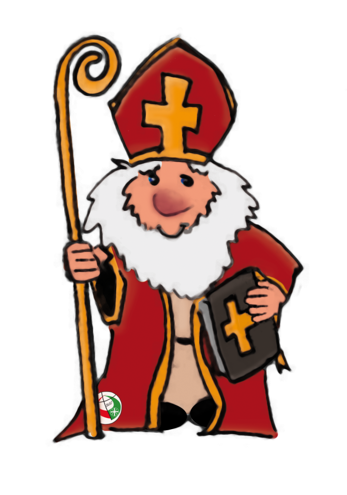Nikolaus im Comic-Stil